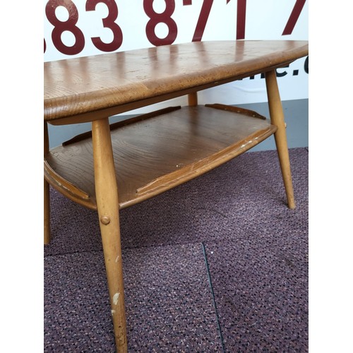 310 - Ercol Blonde Table with Handles Very Good Condition Measures 73cm Long by 45cm Wide 40cm Tall