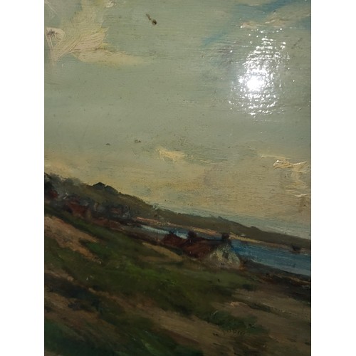 325 - Original Painting by W. S. Stevenson RSA Titled Largo Bay Painting Apparently Unsigned Label to Reve... 