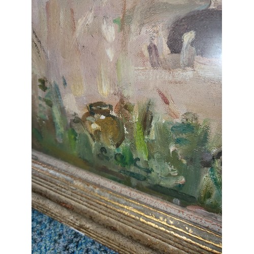 326 - Original Painting by Laelia Armine Cockburn 1894-1969 RSW The Painting Depicts a Cow Titled Midday R... 