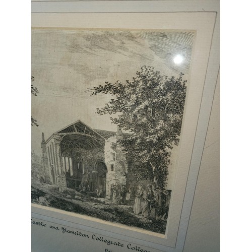 327 - Original Etching by Paul Sandby RA 1725-1809 The Etching is Dated from Around 1750 Depicting Hamilto... 