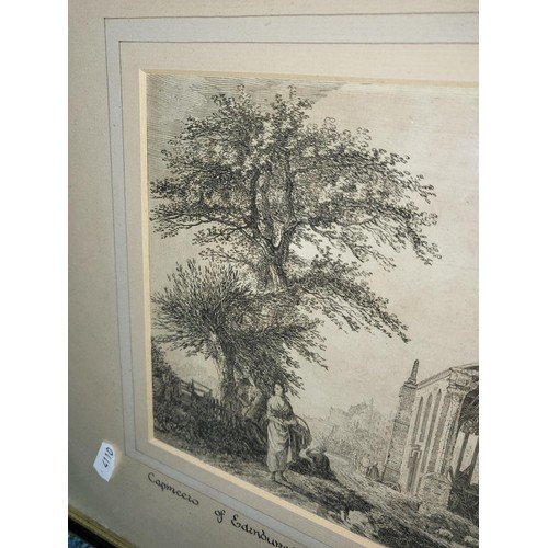 327 - Original Etching by Paul Sandby RA 1725-1809 The Etching is Dated from Around 1750 Depicting Hamilto... 