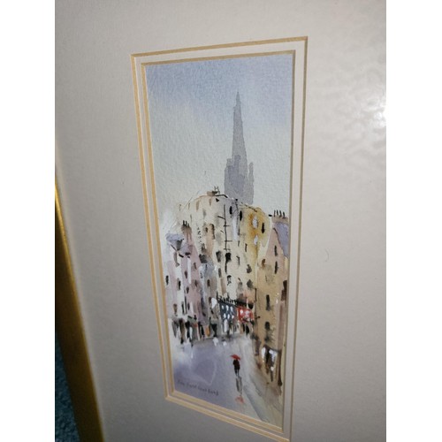 334 - Original Watercolor by Ken Lochhead Signed Lower Left Titled West Bow Info to Reverse Measures Frame... 