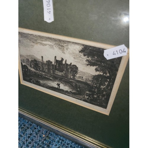 342 - Original Etching by John Clerk of Eldin (1728-1812)Depicting The College, Dumfries Measures 31.5cm W... 