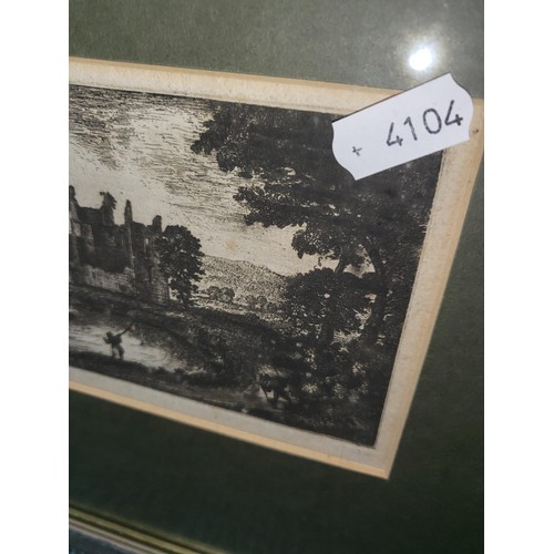 342 - Original Etching by John Clerk of Eldin (1728-1812)Depicting The College, Dumfries Measures 31.5cm W... 