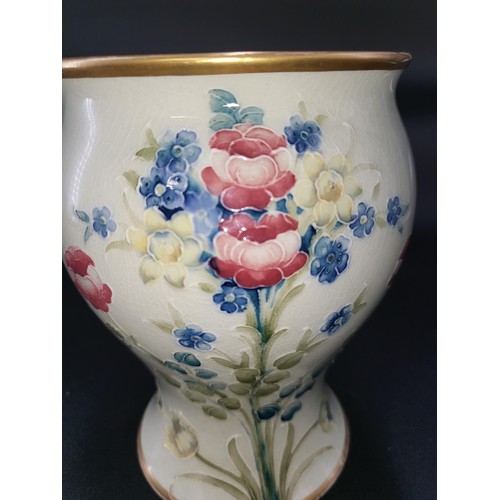 111 - William Moorcroft for James Macintyre a Rose Tulip in Very Good Condition Some Small Loss of Gilt Ar... 