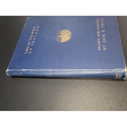 382 - Life in the West of Ireland Drawn & Painted by Jack B Yeats 1915 as Shown in Photos Foxing on Pa... 