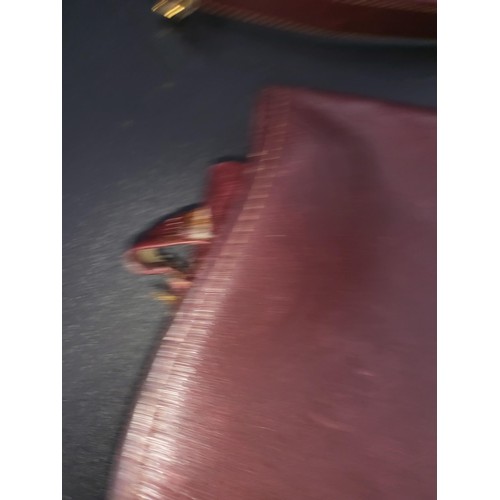 141 - Two Ladies Leather Handbags Must de Cartier along with a Gucci Both Require Repairs Sold As Describe... 