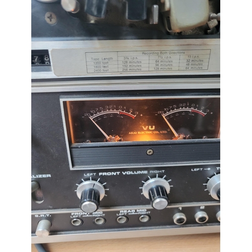 242A - Vintage Akai 1800-SS Reel to Reel player / recorder with built in 8-track tape deck. Perfect working... 