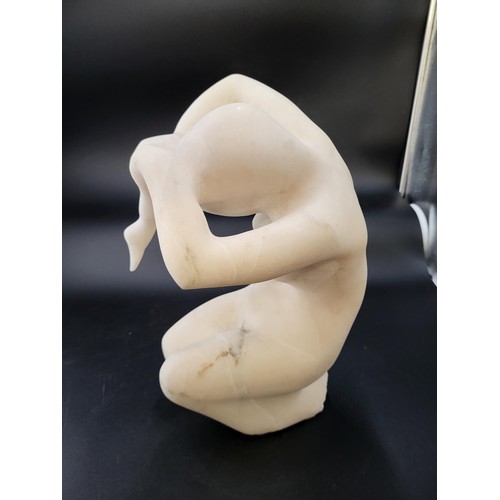 118 - Marble Nude Lady Sculpture Signed Boadella See Photo, Height 33cm