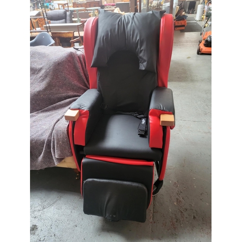 315A - Careflex Hydro Tilt Chair in Good Condition Has a few Tears as Shown in Photos on Step Area But Over... 