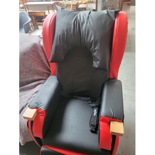 315A - Careflex Hydro Tilt Chair in Good Condition Has a few Tears as Shown in Photos on Step Area But Over... 