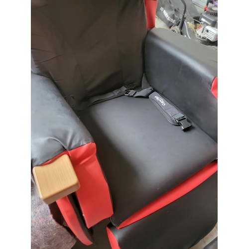 315A - Careflex Hydro Tilt Chair in Good Condition Has a few Tears as Shown in Photos on Step Area But Over... 