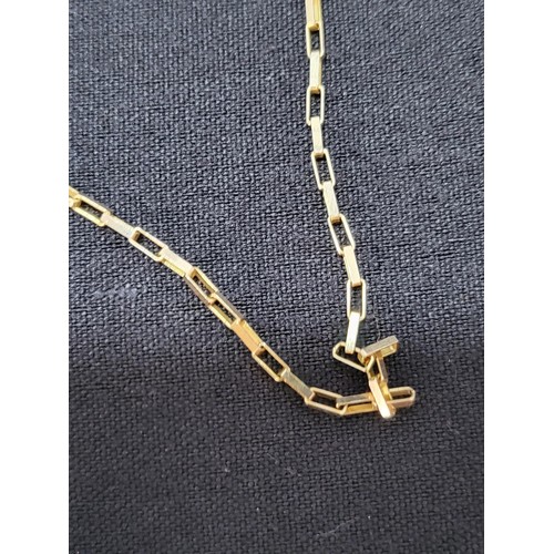 4 - Three 9ct Gold Chains Two with Pendants all Chains Measure Roughly 40cm Unclasped ( Total Weight 11g... 