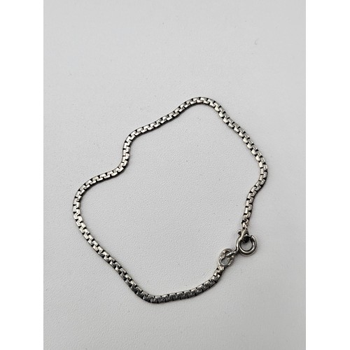 85 - Collection of Silver Charm Bracelets along with Two Brooches ( Total Weight 173g)