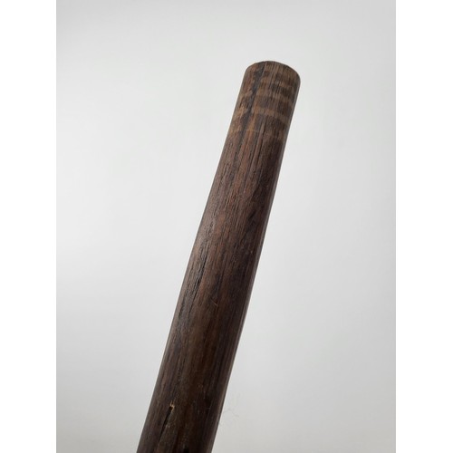 390 - Antique Carved Dragon Walking Stick Measures 120cm Long has a Few Broken Teeth but Rest Looks Pretty... 