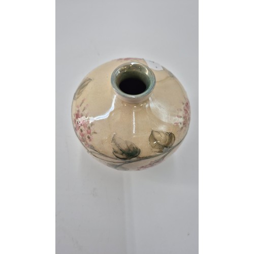 101 - Moorcroft Made for Liberty & Co Porcelain Vase Height 11cm x Diameter 10cm