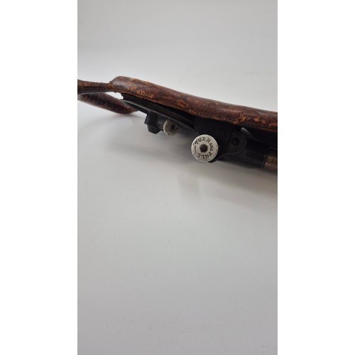 111 - Antique William Mills Telescopic Shooting Stick/Seat (Early 1900) Length 85cm