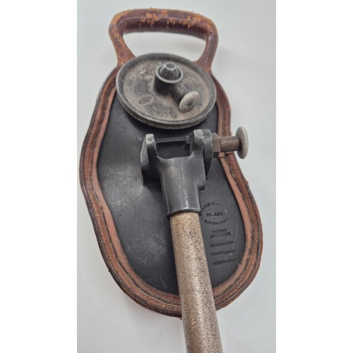 111 - Antique William Mills Telescopic Shooting Stick/Seat (Early 1900) Length 85cm