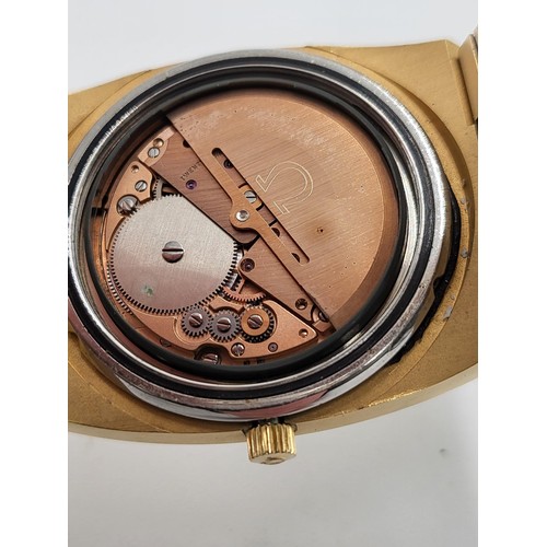 81 - 1970's Omega Automatic Seamaster All Original Strap & Back Plate, Strap Fits 9inch Circumference... 