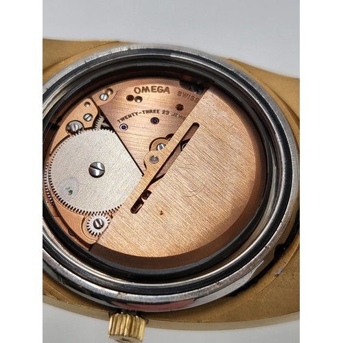 81 - 1970's Omega Automatic Seamaster All Original Strap & Back Plate, Strap Fits 9inch Circumference... 