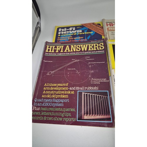 110 - Seven HI-FI Answers, Audio & News Magazines Dates 1970's