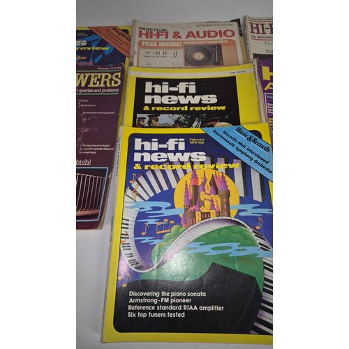 110 - Seven HI-FI Answers, Audio & News Magazines Dates 1970's