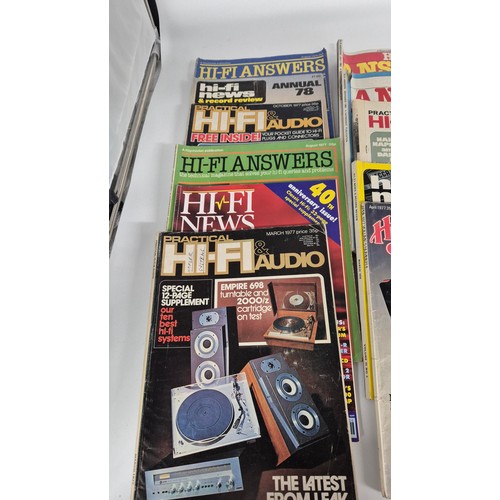 112 - Collection of HI-FI Audio, Answers & Weekly Magazines Dates 1970's