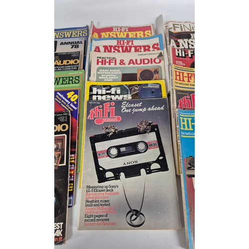 112 - Collection of HI-FI Audio, Answers & Weekly Magazines Dates 1970's