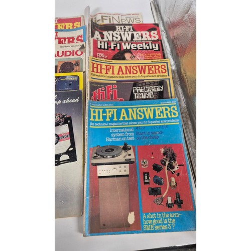 112 - Collection of HI-FI Audio, Answers & Weekly Magazines Dates 1970's