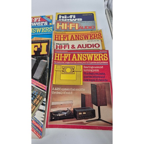 113 - Collection of HI-FI Answers, News & Audio Magazines Dates 1970's