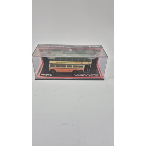 174 - Six Corgi Original Omnibus Buses in Plastic Cases