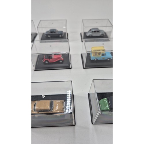 177 - Fifteen Miniature Oxford Diecast in Plastic Cases