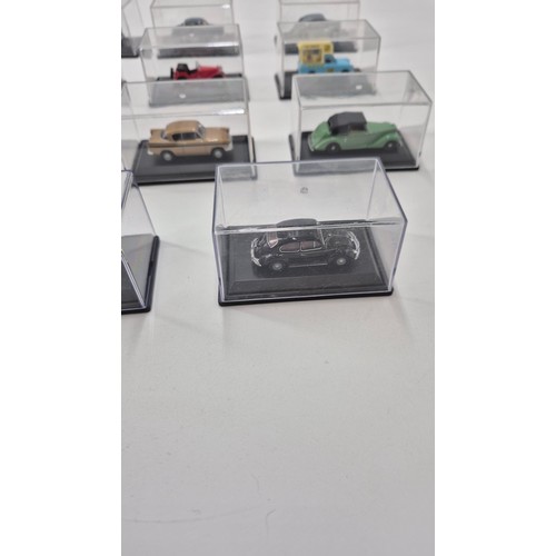 177 - Fifteen Miniature Oxford Diecast in Plastic Cases