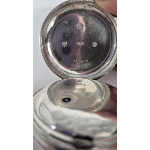 184 - Silver Cased Pocket Watch