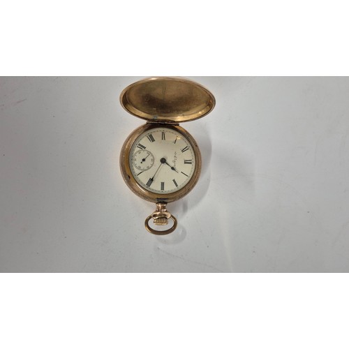 185 - Gold Plated Elgin Pocket Watch