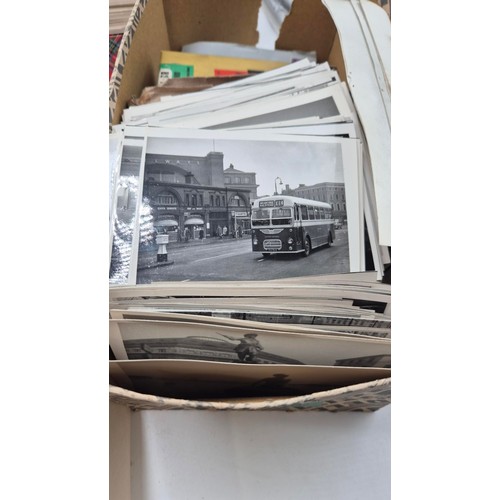 217 - Large Collection of Vintage Tram & Bus Photographs & Others