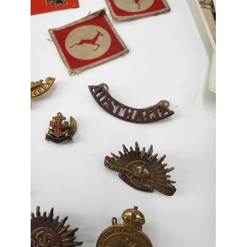 3 - WW2 Medals Lance Corporal J Cree along with Photo's,  other Military Badges, Kriegsmarine Miniature ... 