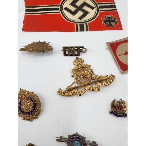 3 - WW2 Medals Lance Corporal J Cree along with Photo's,  other Military Badges, Kriegsmarine Miniature ... 