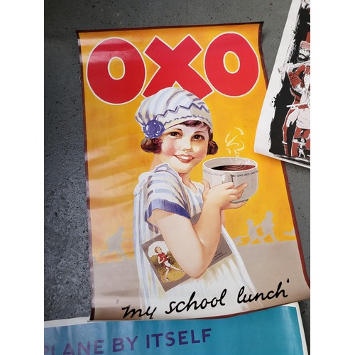 223 - Collection of Posters to Include Three OXO Posters & Others