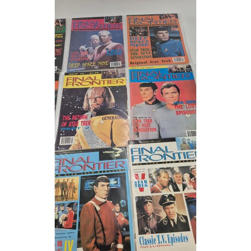 228 - Collection of Eighteen Final Frontier Magazines