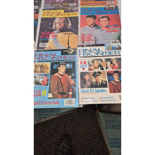 228 - Collection of Eighteen Final Frontier Magazines