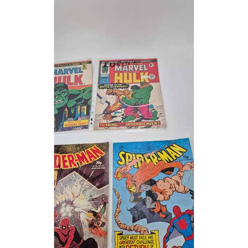 233 - Four Magazines to Include Hulk & Spiderman