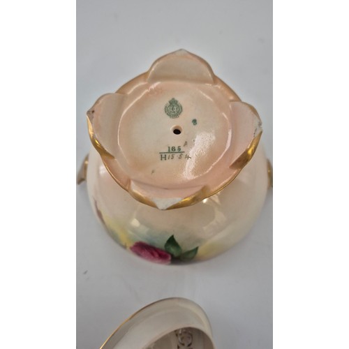 241 - Royal Worcester Potpourri Dish Height 15cmWidth 18cm