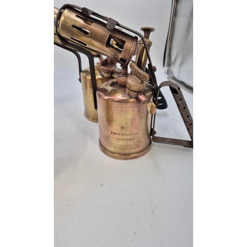 244 - Five Vintage Brass Blow Torches