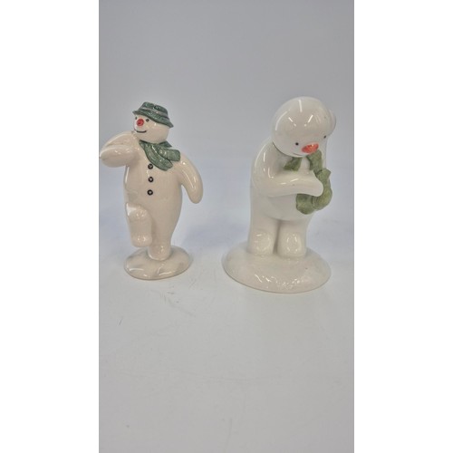 248 - Two Royal Doulton Snowmen FiguresHeight 13cm