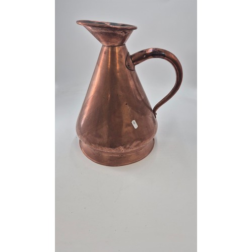 262 - Large Vintage Copper JugHeight 37cmWidth 27cm