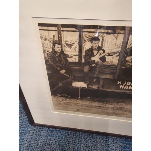 61 - The Beatles, Funfair, Hamburg – Limited Edition Photograph by Astrid Kirchherr Signed Measures 63cm ... 