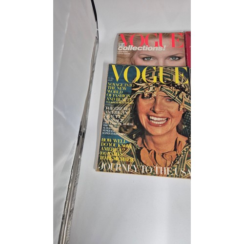 101 - Six Vogue Magazines 1971, 1974, 1975, 1976 & 1977