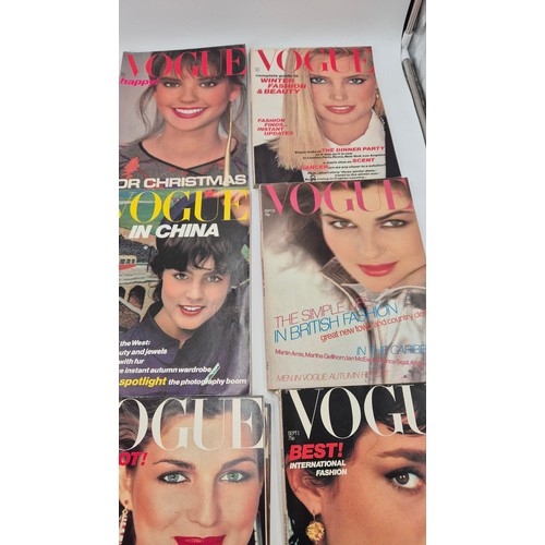 102 - Collection of Vogue Magazines 1979 Editions