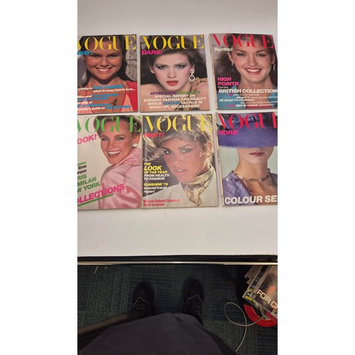 102 - Collection of Vogue Magazines 1979 Editions